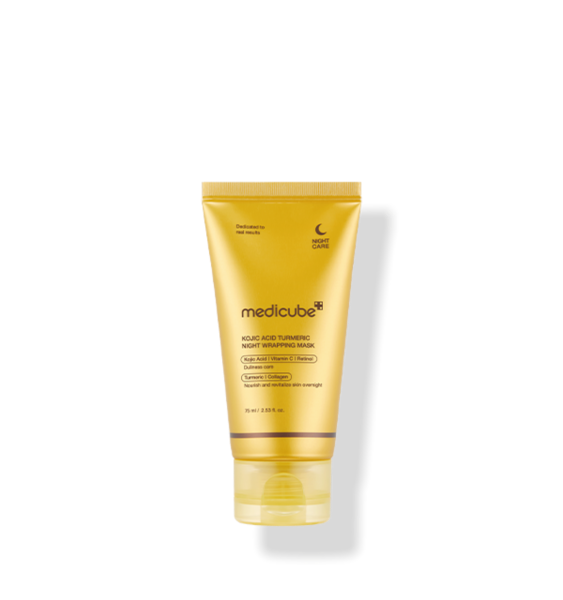 Medicube Kojic Acid Turmeric Night Wrapping — Máscara Facial 75 ml
