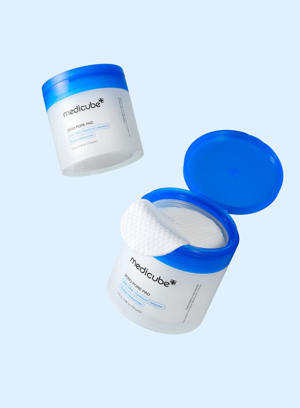 Medicube Zero Pore Pad 2.0 — Discos Faciais 70 unidades