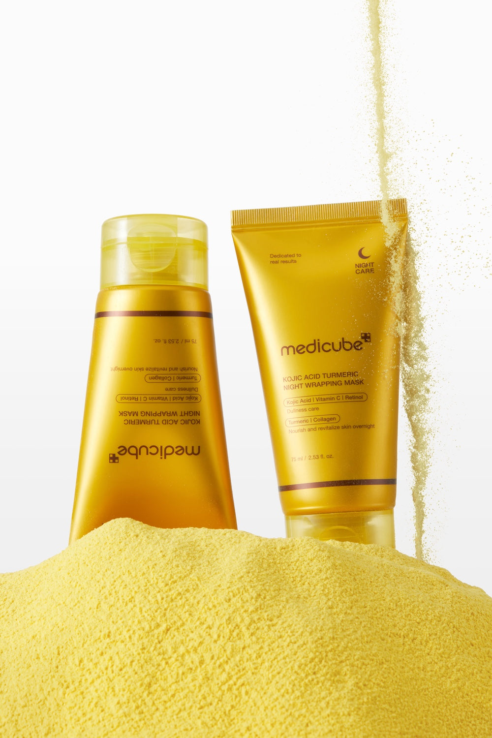Medicube Kojic Acid Turmeric Night Wrapping — Máscara Facial 75 ml