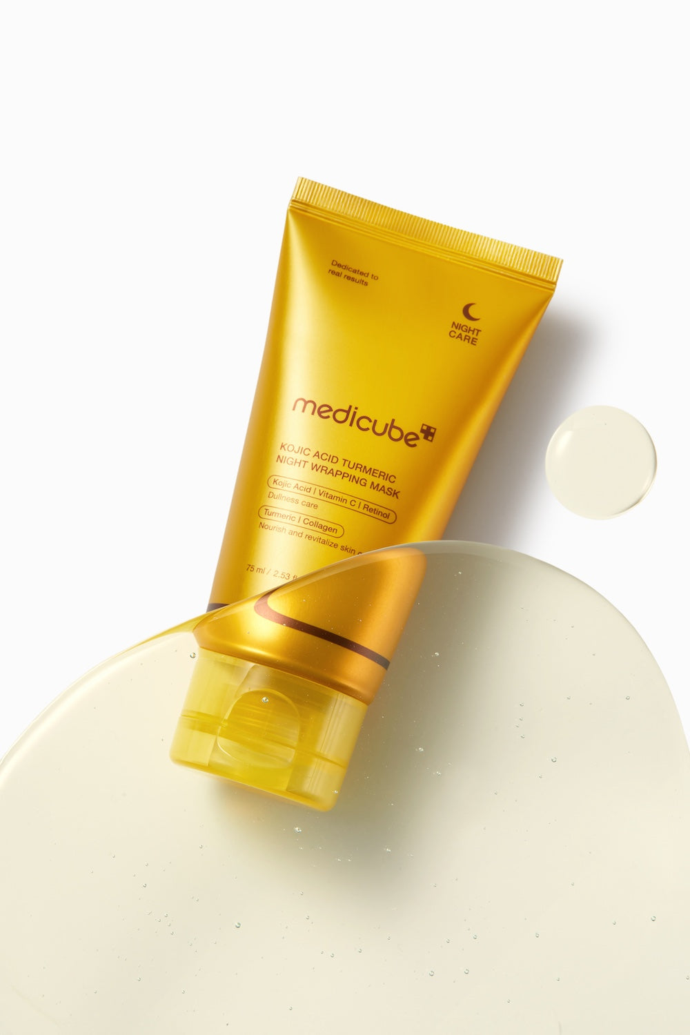 Medicube Kojic Acid Turmeric Night Wrapping — Máscara Facial 75 ml