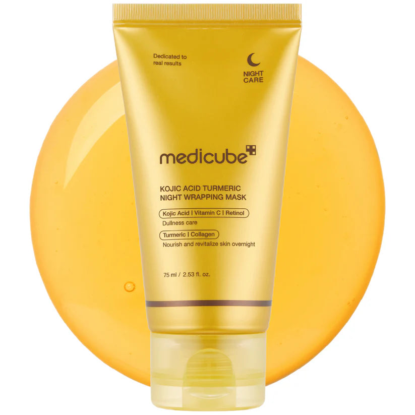Medicube Kojic Acid Turmeric Night Wrapping — Máscara Facial 75 ml