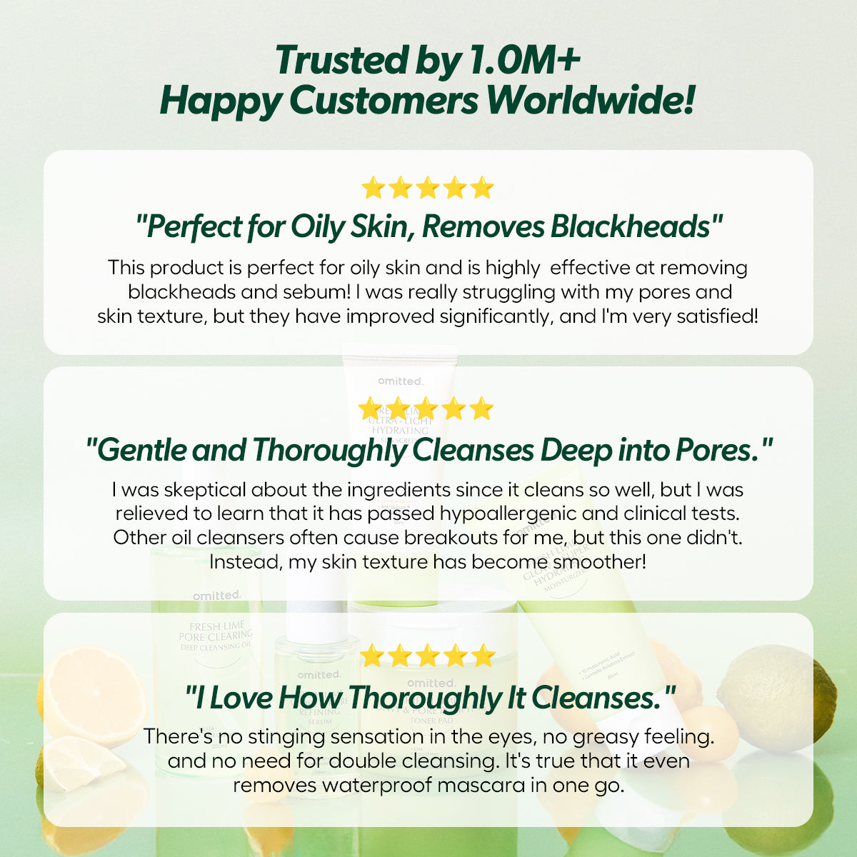 Omitted Fresh Lime — Óleo de Limpeza Facial 200 ml