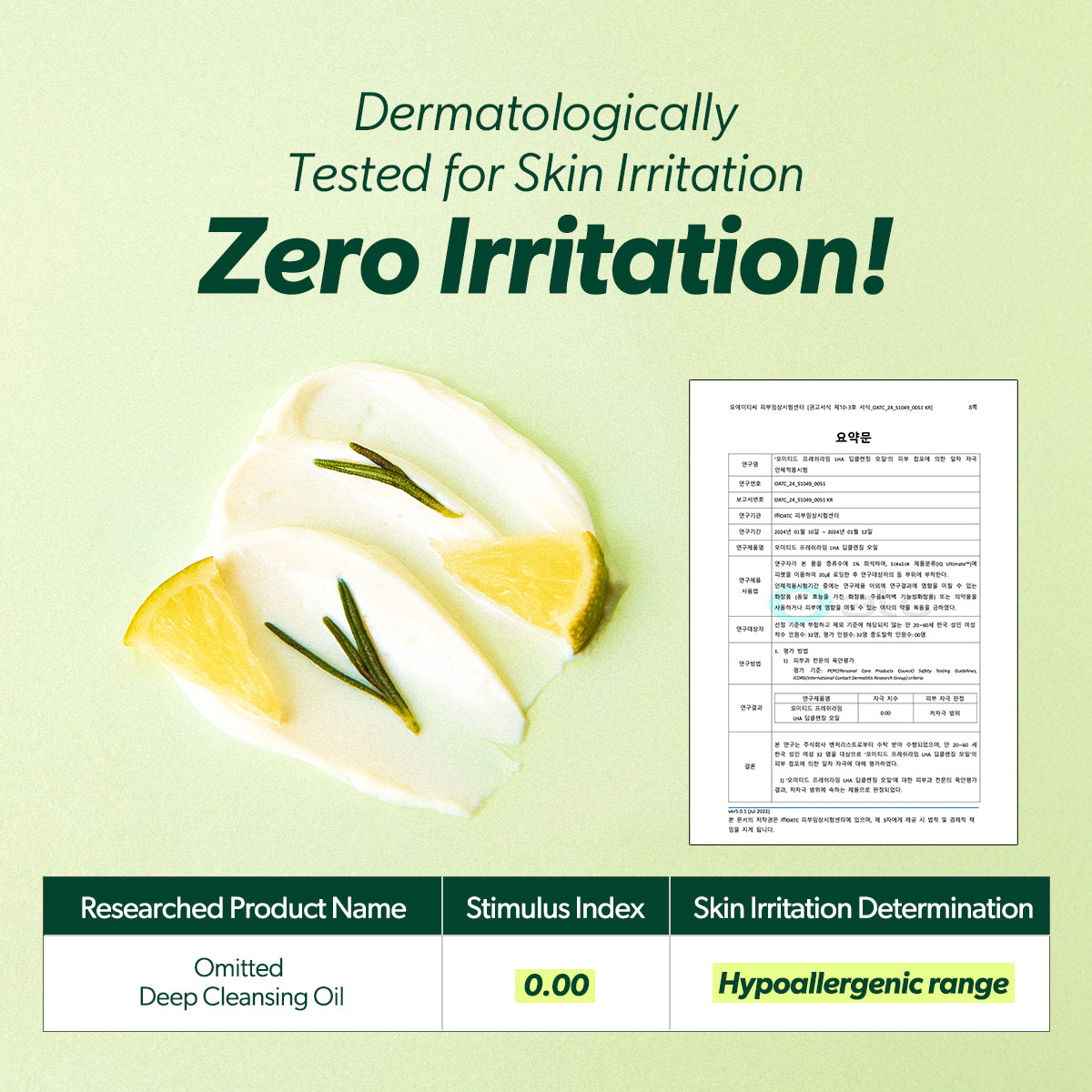 Omitted Fresh Lime — Óleo de Limpeza Facial 200 ml