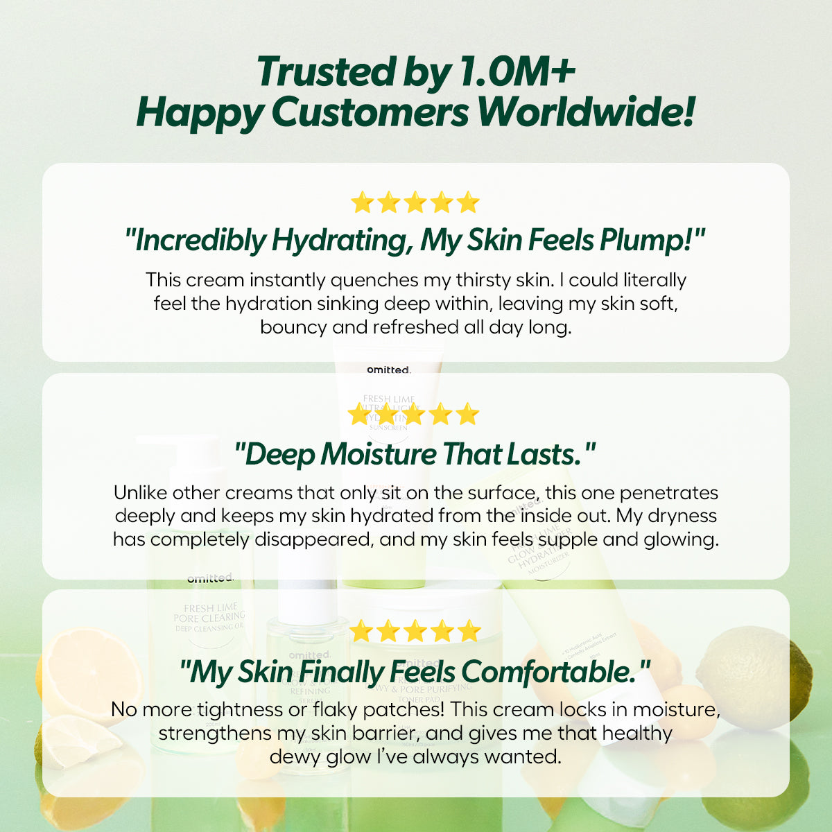 Omitted Fresh Lime — Hidratante Facial 80 ml