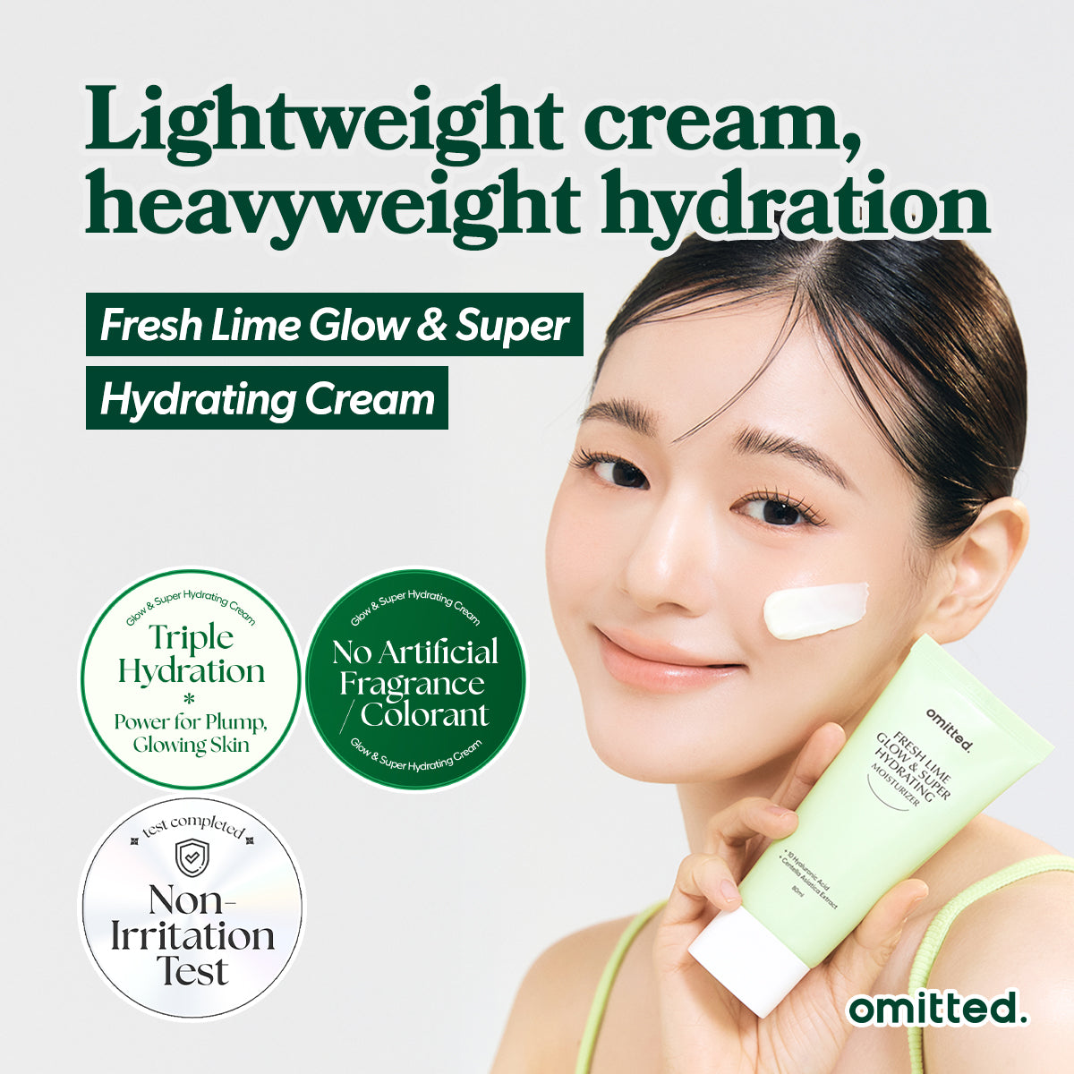 Omitted Fresh Lime — Hidratante Facial 80 ml