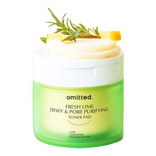 Omitted Fresh Lime — Discos Tônicos Faciais, 70 unidades