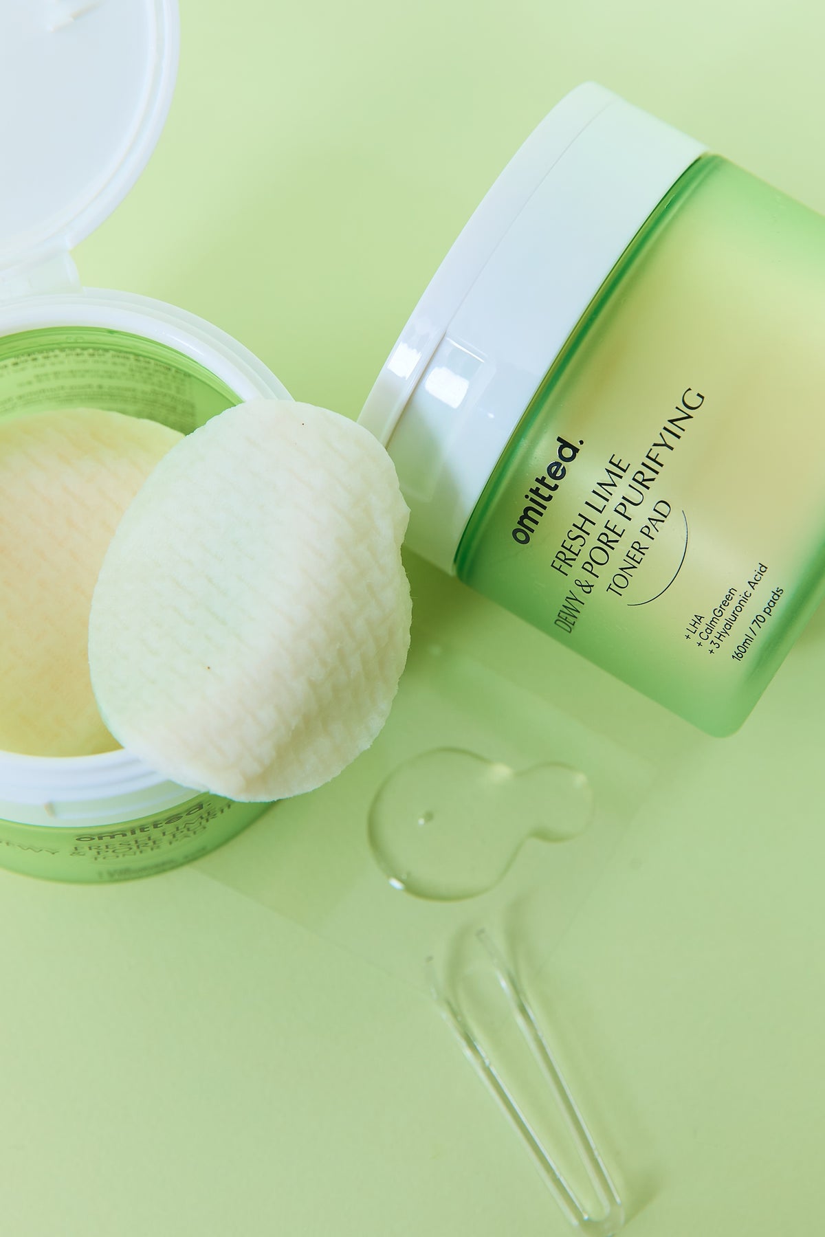 Omitted Fresh Lime — Discos Tônicos Faciais, 70 unidades