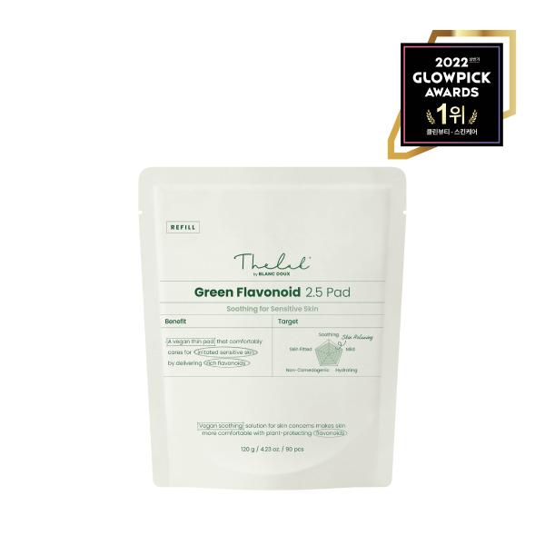 The Lab by Blanc Doux Green Flavonoid 2.5 — Discos Faciais, refil 90 unidades