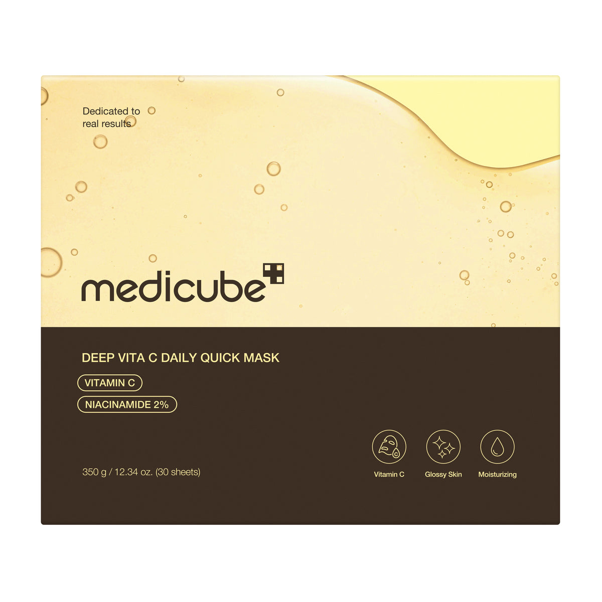 Medicube Deep Vita C Daily Quick — Máscara Facial 30 unidades