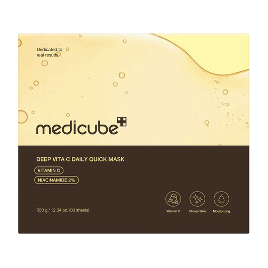 Medicube Deep Vita C Daily Quick — Máscara Facial 30 unidades