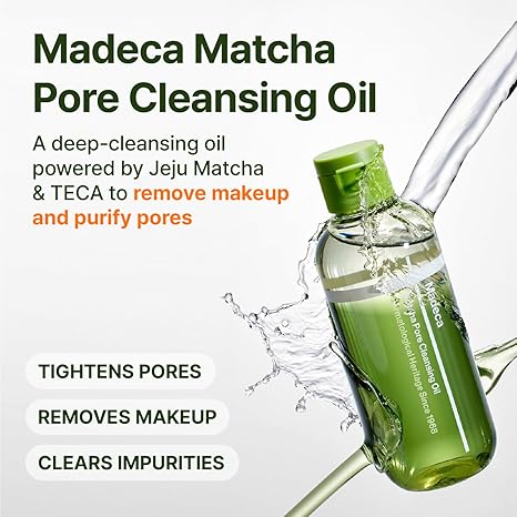 Centellian24 Madeca Matcha Pore Cleansing Oil — Óleo de limpeza facial 200 ml — foto oficial da marca