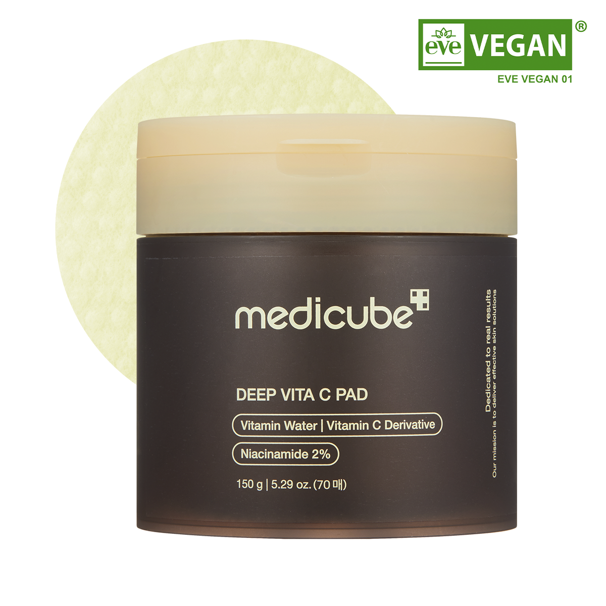 Medicube Deep Vita C — Discos embebidos