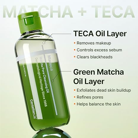 Centellian24 Madeca Matcha Pore Cleansing Oil — Óleo de limpeza facial 200 ml — foto oficial da marca