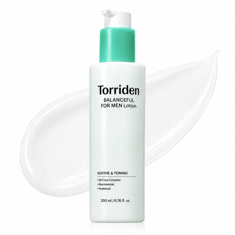 Torriden BALANCEFUL For Men Cica — Loção Facial Oil Free 200 ml