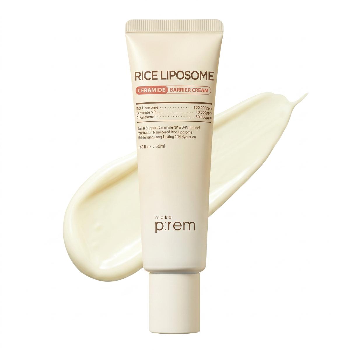 make p:rem Rice Liposome Ceramide — Creme Facial de Barreira 50 ml