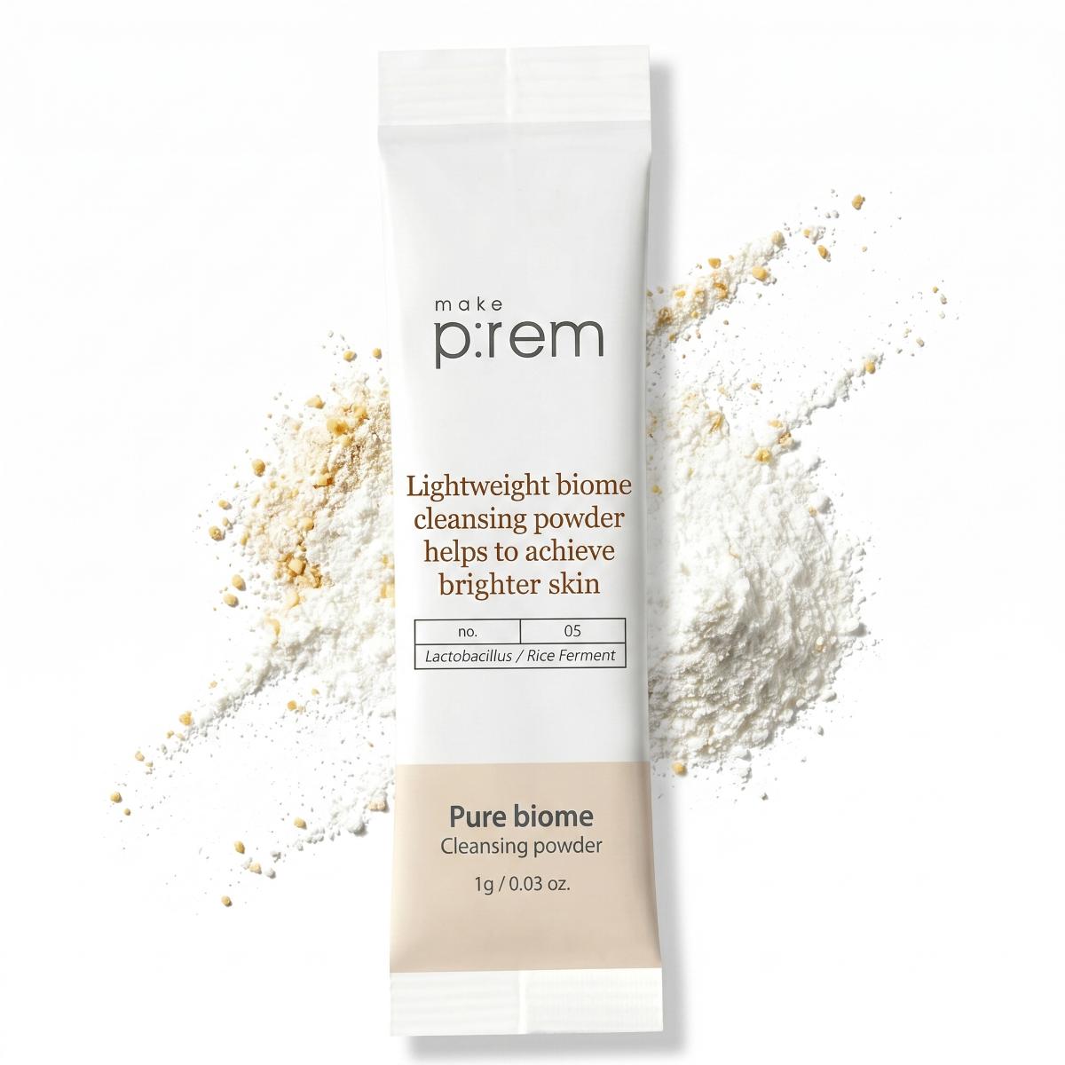 make p:rem Pure Biome — Pó de Limpeza Facial, 36 unidades
