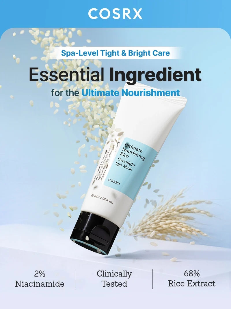 COSRX Ultimate Nourishing Rice Overnight Spa Mask 60ml