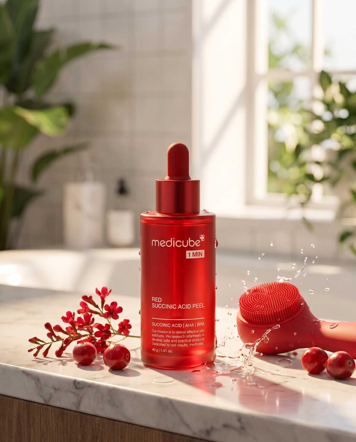 Medicube 21 Red Succinic Acid Cleansing Booster — Sérum facial