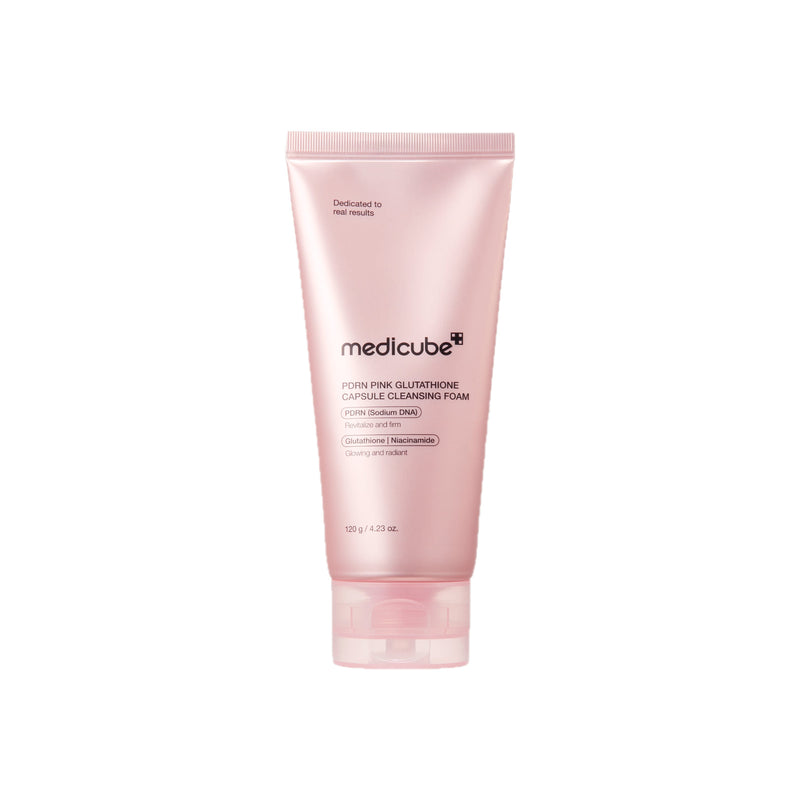 Medicube PDRN Pink Glutathione Capsule Cleansing Foam — 120 g
