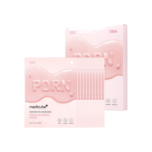 Medicube PDRN Pink Vita Coating — Máscara facial de tecido