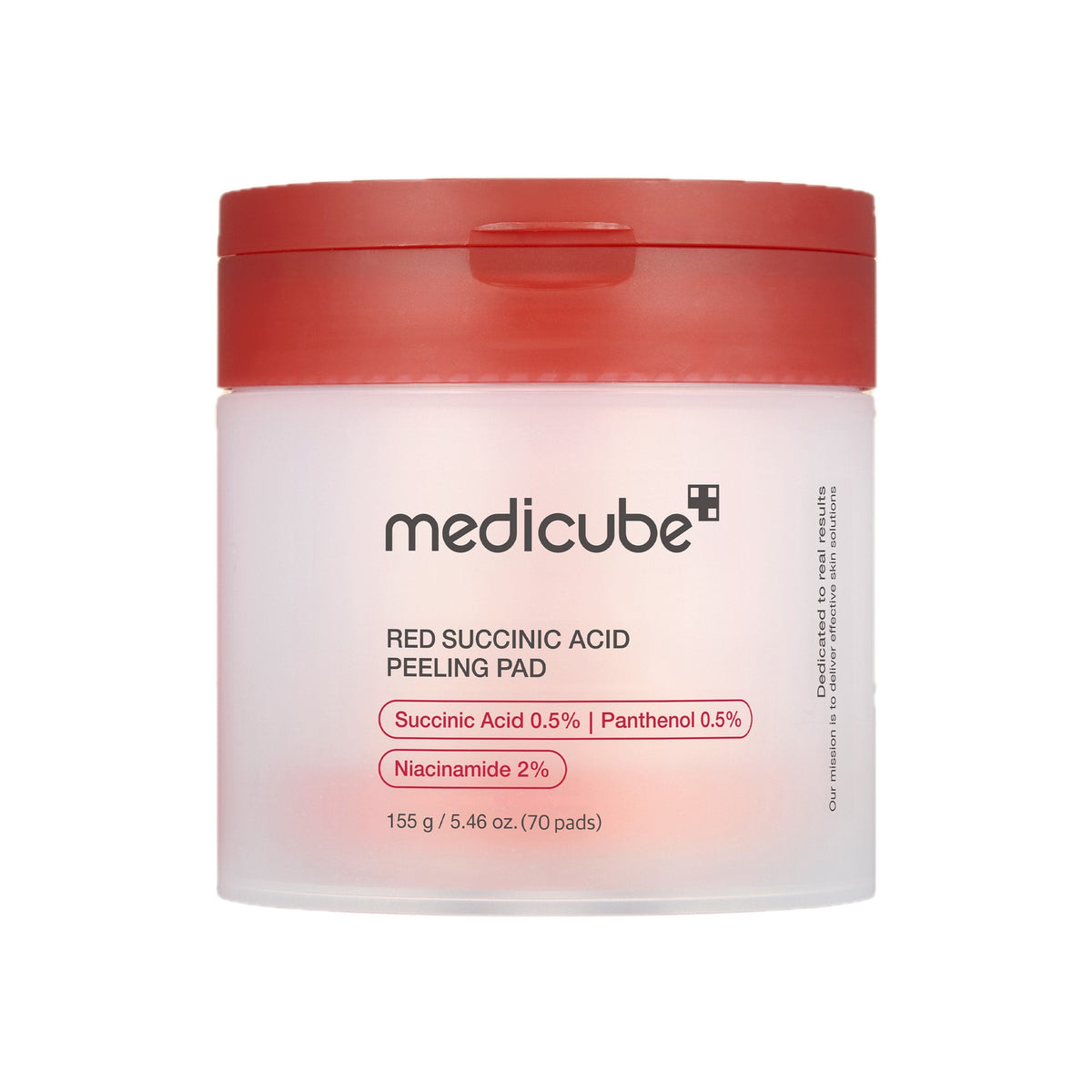 Medicube Red Succinic Acid Panthenol — Discos embebidos