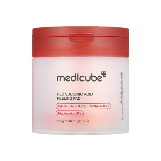 Medicube Red Succinic Acid Panthenol — Discos embebidos