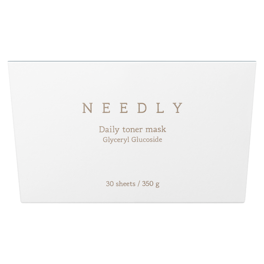 Needly Daily Toner Mask Pack 30 folhas em fundo branco