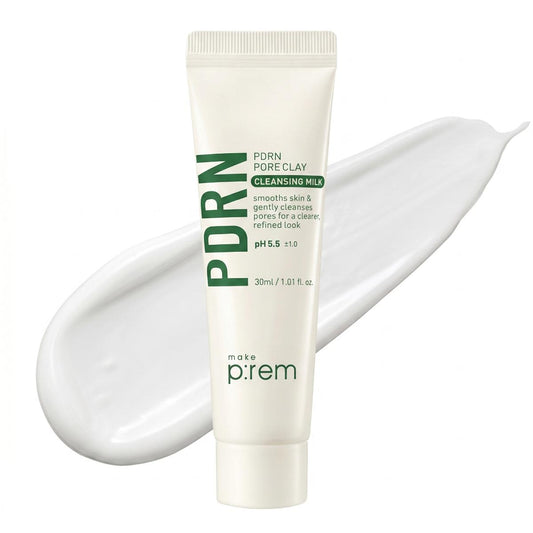 make p:rem PDRN Pore Clay — Leite de Limpeza Facial 30 ml