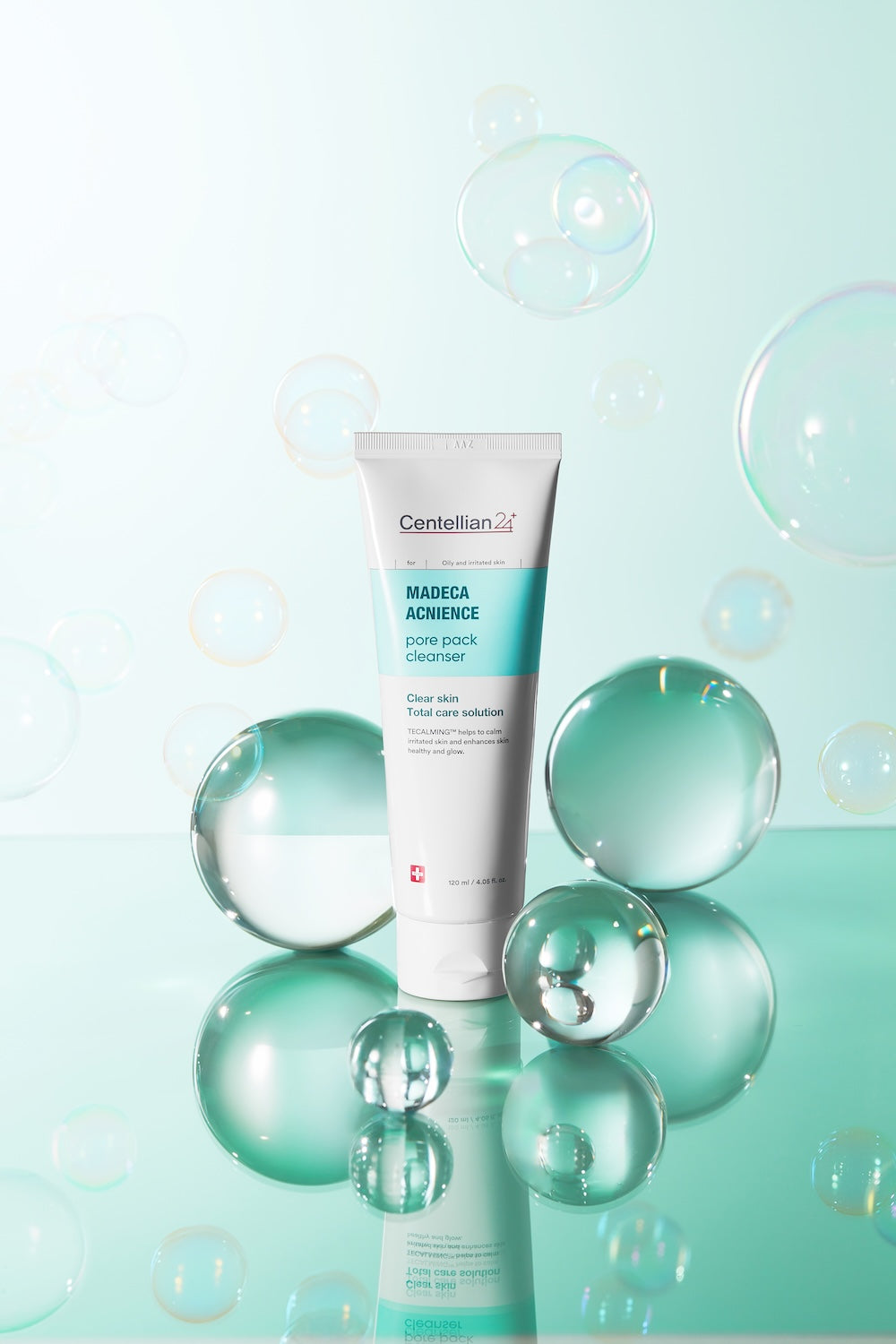 Centellian24 Madeca Acnience Pore Pack Cleanser — Gel de limpeza facial 120 ml — foto oficial da marca