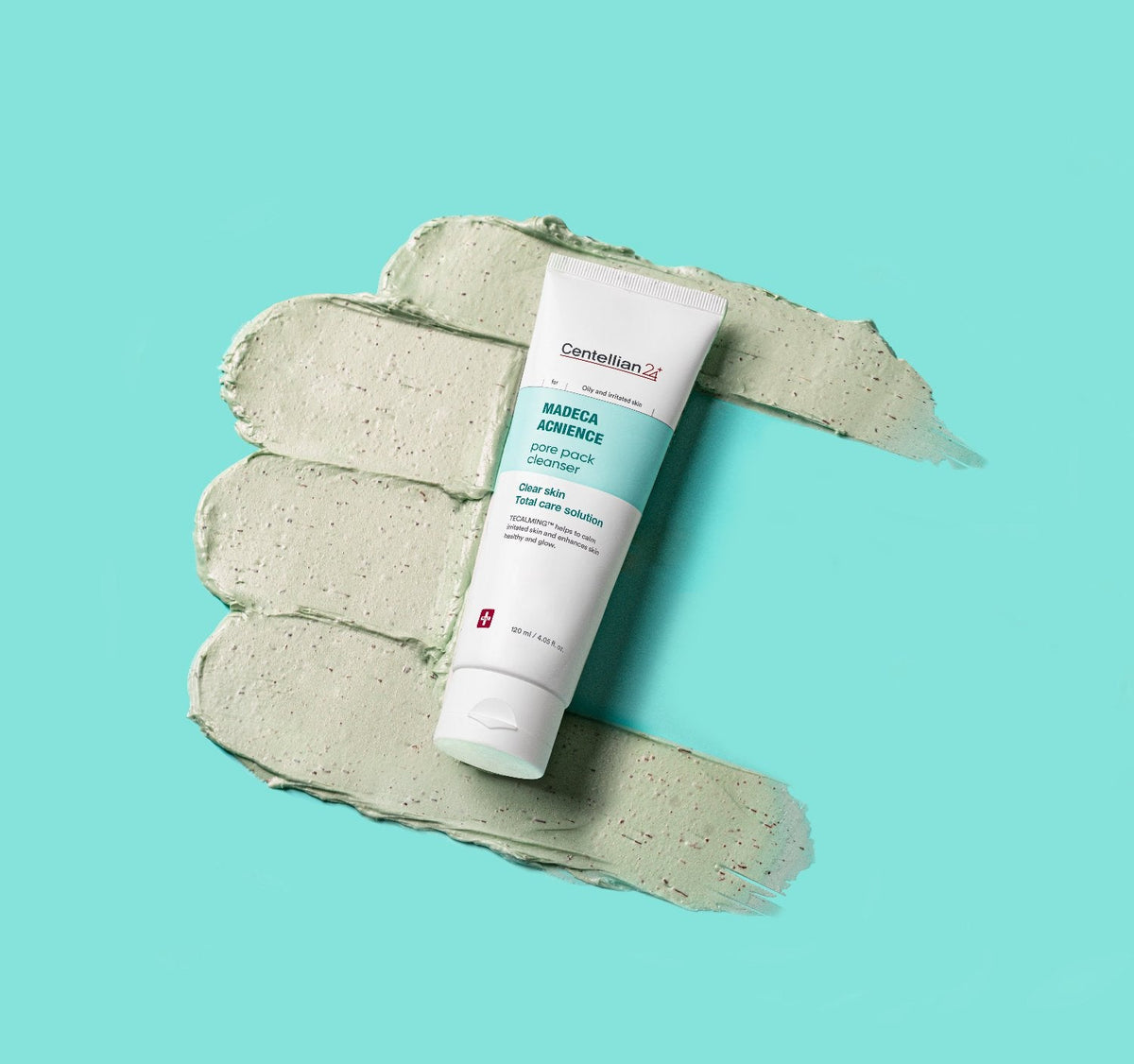 Centellian24 Madeca Acnience Pore Pack Cleanser — Gel de limpeza facial 120 ml — foto oficial da marca
