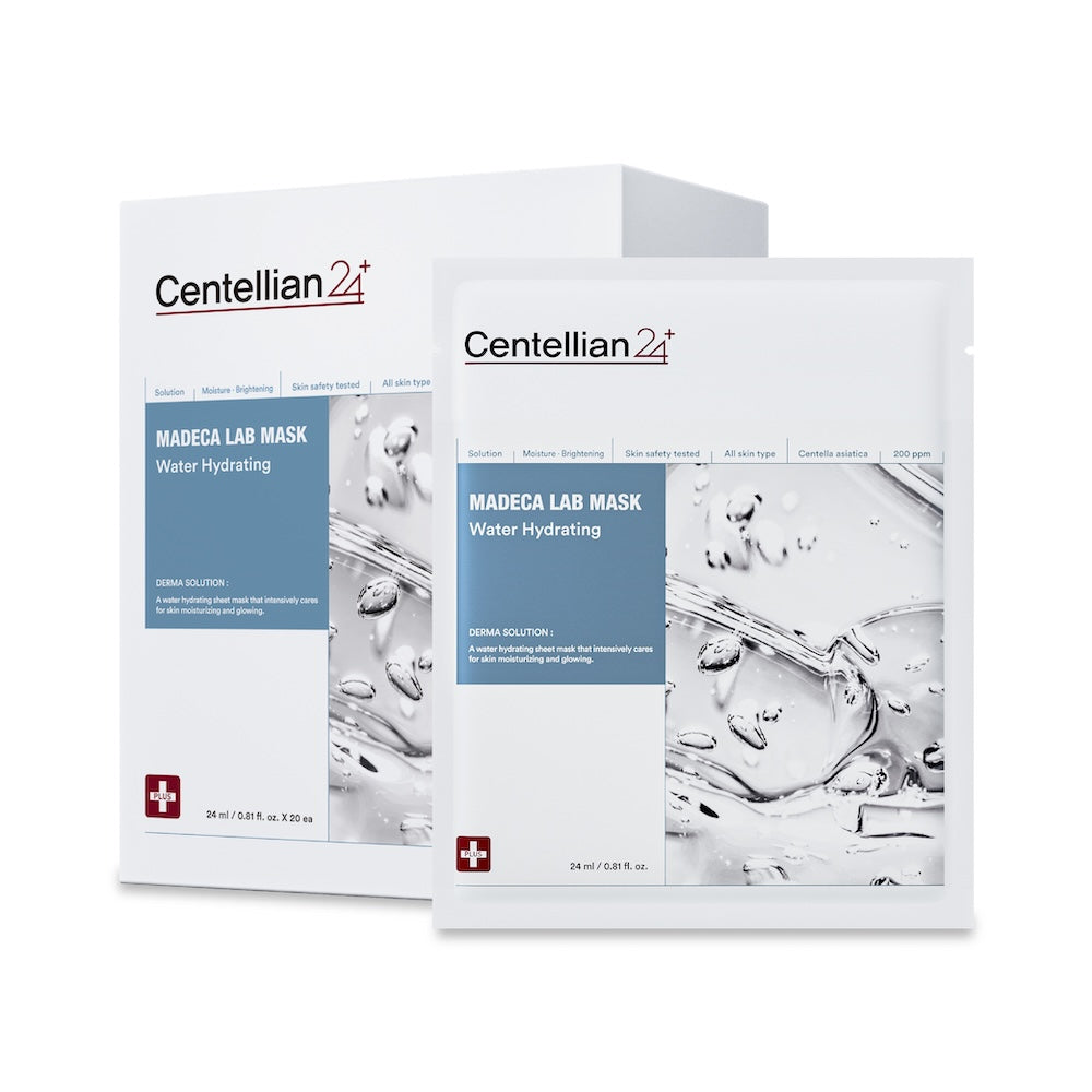 Centellian24 Madeca Lab Mask Water Hydrating — Máscara Facial 25 ml × 20 unidades