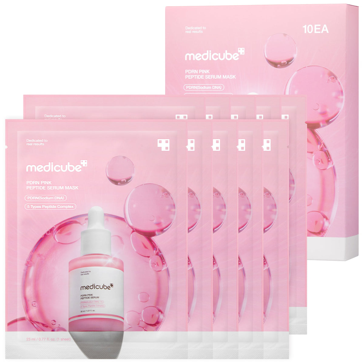 Medicube PDRN Pink Peptide Ampoule — Máscara facial — foto oficial da marca
