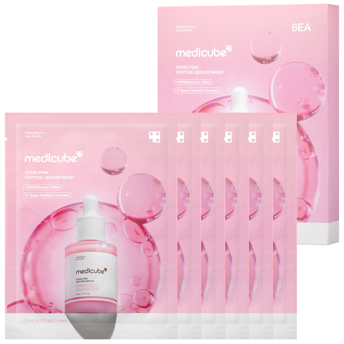 Medicube PDRN Pink Peptide Ampoule — Máscara facial