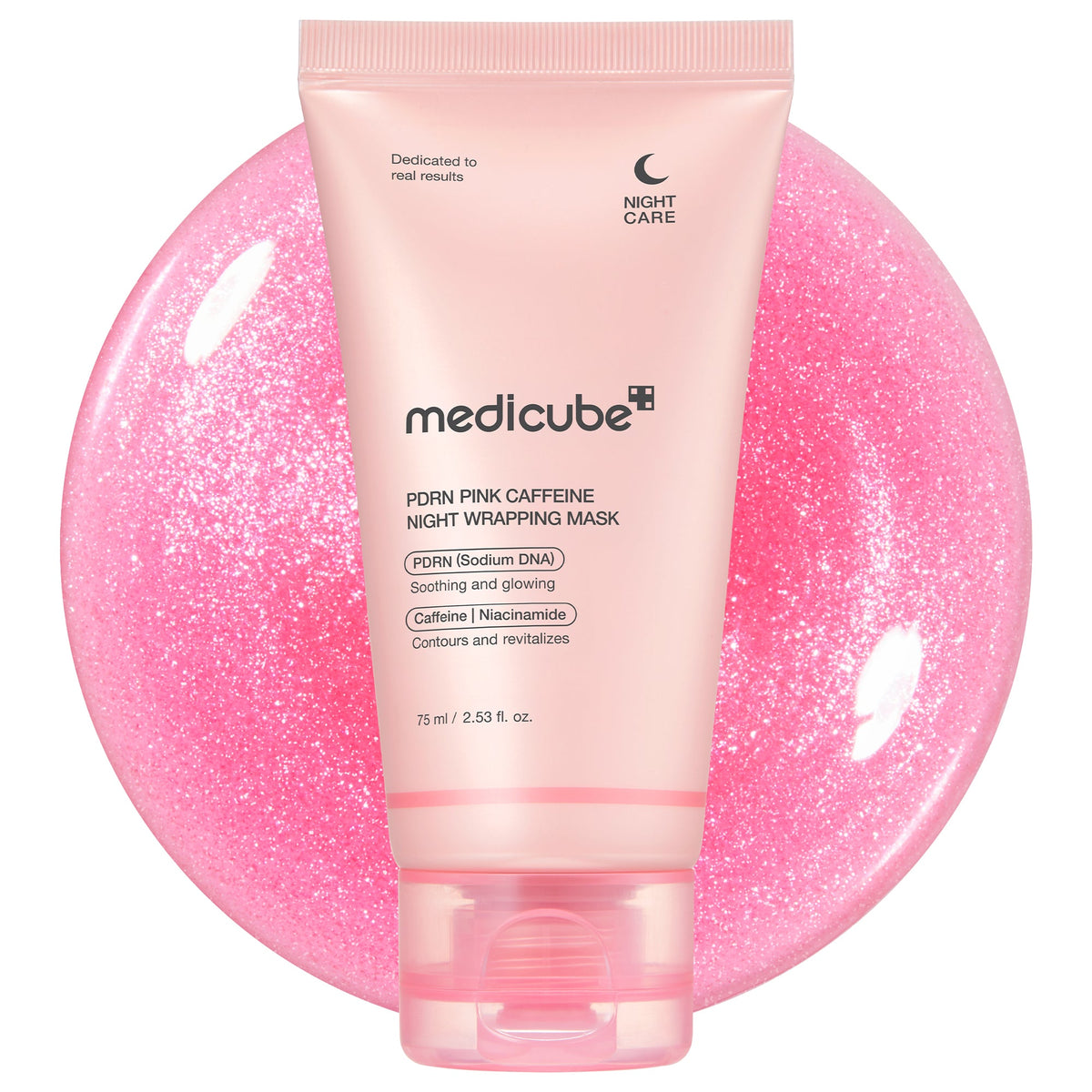 Medicube PDRN Pink Caffeine — Máscara facial noturna