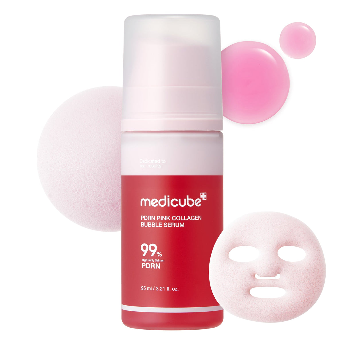 Medicube PDRN Pink Collagen Bubble — Sérum facial — foto oficial da marca