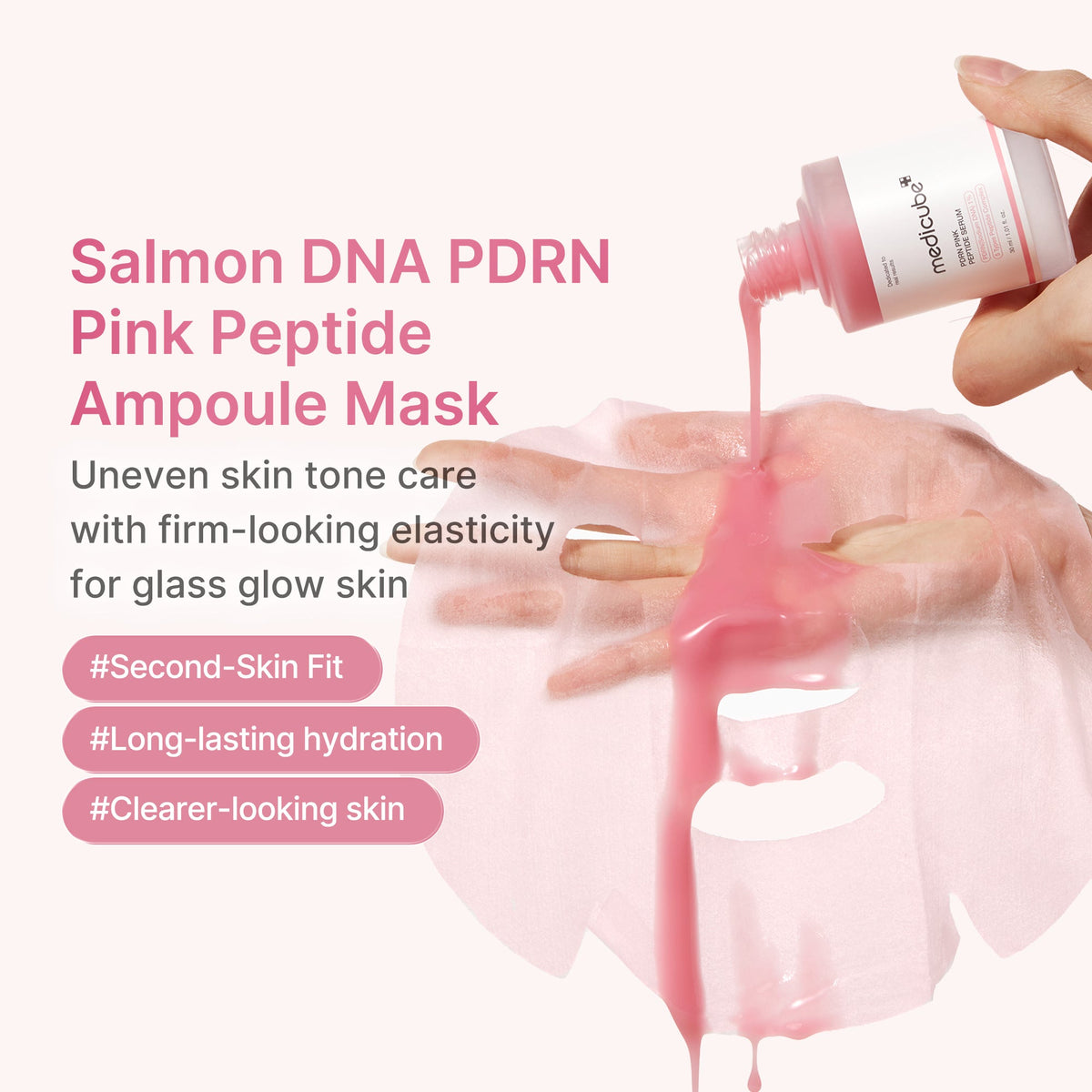 Medicube PDRN Pink Peptide Ampoule — Máscara facial — foto oficial da marca