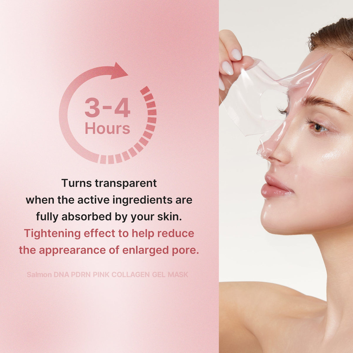 Medicube PDRN Pink Collagen Gel — Máscara Facial 4 un — foto oficial da marca