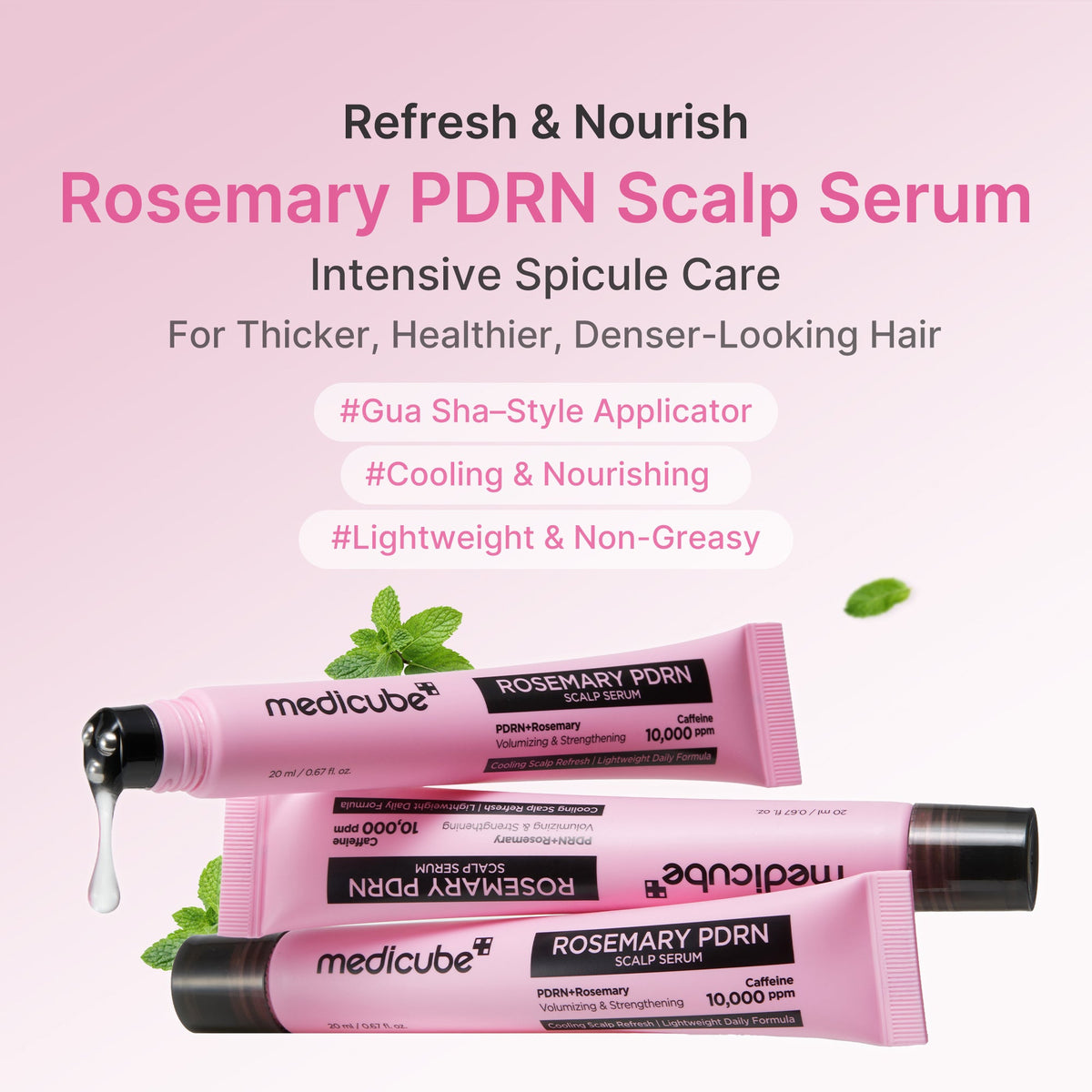 Medicube Rosemary PDRN Scalp — Sérum capilar — foto oficial da marca