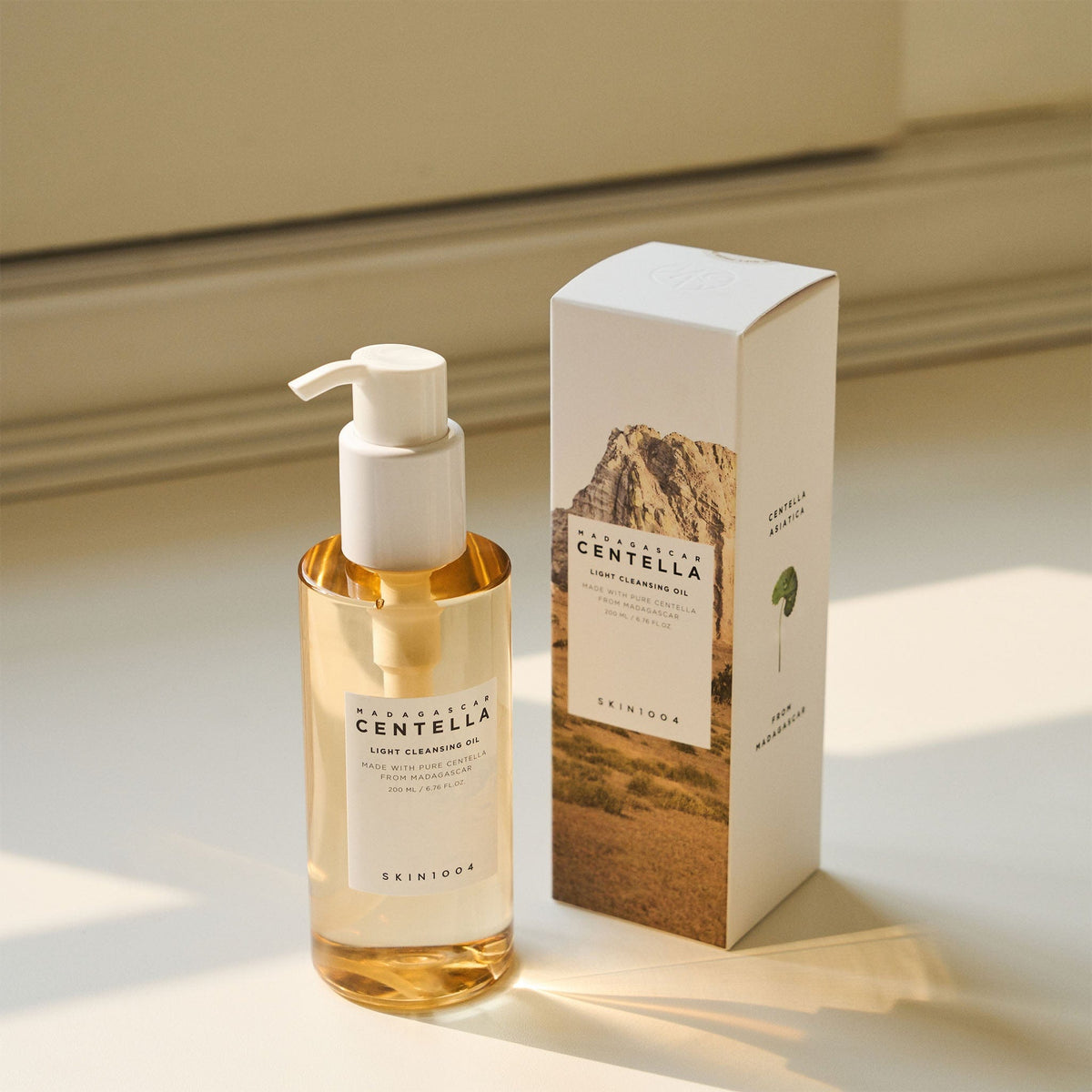 SKIN1004 Madagascar Centella — Óleo de limpeza facial leve, 200 ml