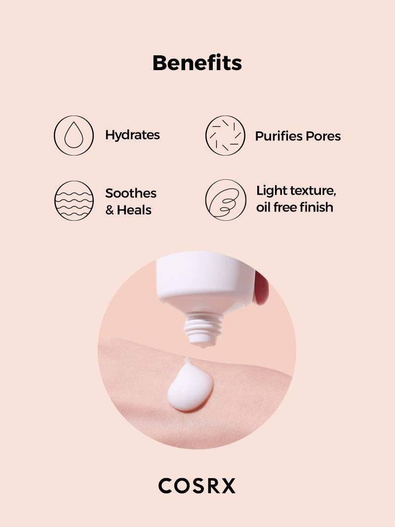 COSRX AC Collection Lightweight Soothing Moisturizer — Hidratante facial 80 ml — foto oficial da marca