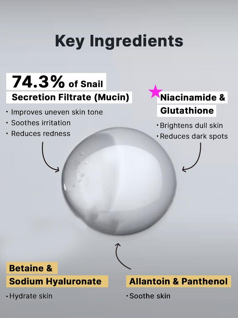 COSRX Advanced Snail Radiance Dual Essence — Essência Facial 80 ml — foto oficial da marca
