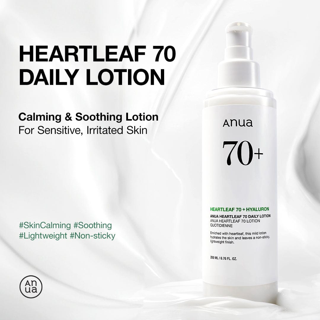 Anua Heartleaf 70 Daily Lotion — Loção Hidratante Facial 200 ml