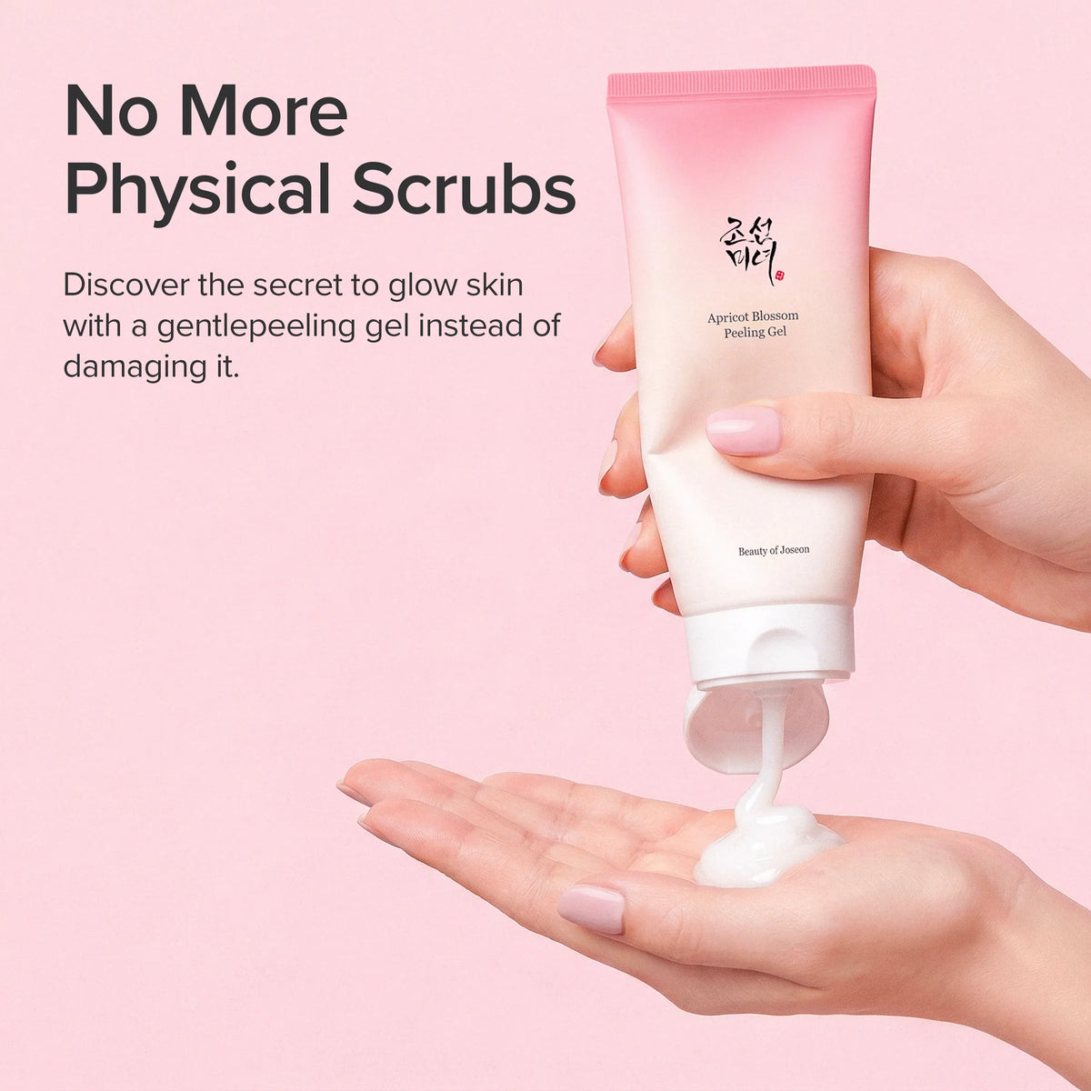 Beauty of Joseon Apricot Blossom Peeling Gel — Esfoliante Facial 100 ml — foto oficial da marca