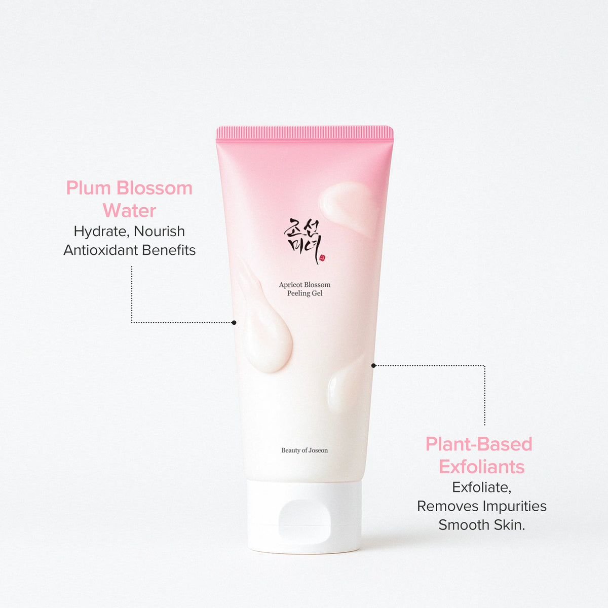 Beauty of Joseon Apricot Blossom Peeling Gel — Esfoliante Facial 100 ml — foto oficial da marca