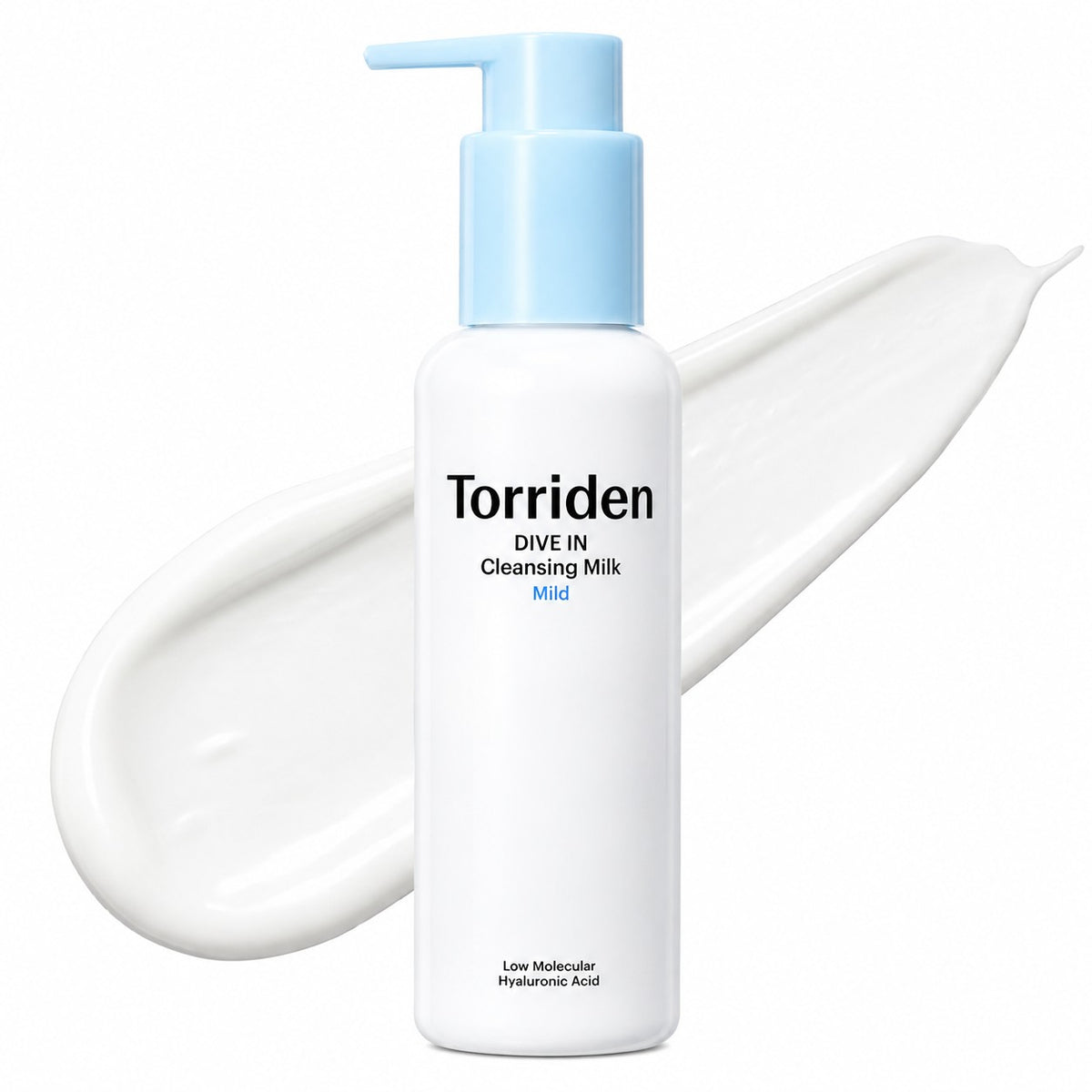 Torriden DIVE IN Hyaluronic Acid — Leite de Limpeza Suave 200 ml