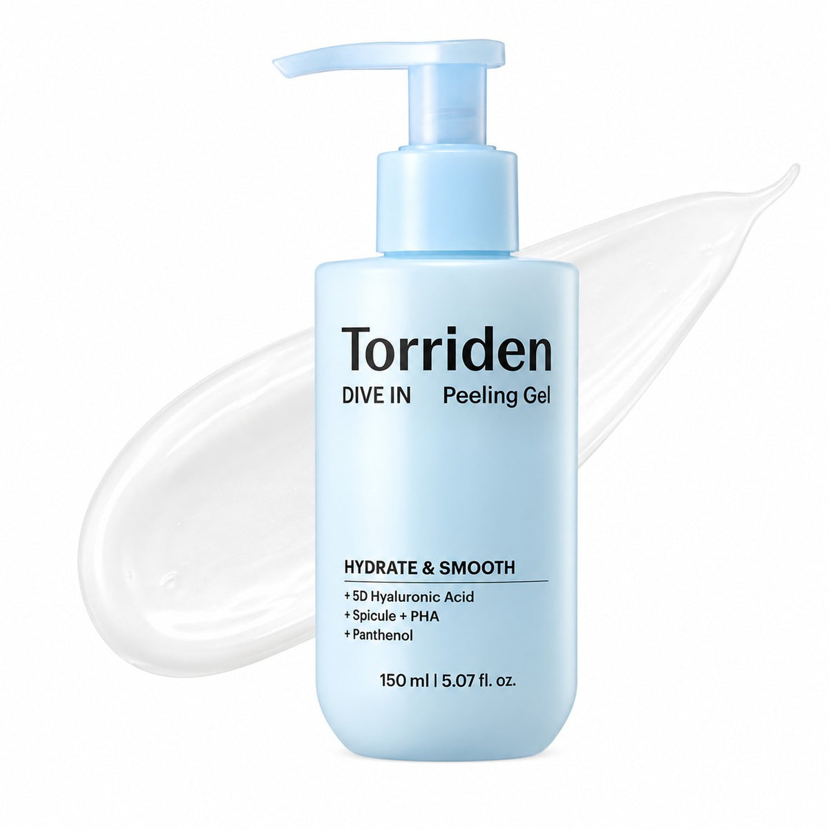 Torriden DIVE IN Hyaluronic Acid — Gel Esfoliante Facial 150 ml