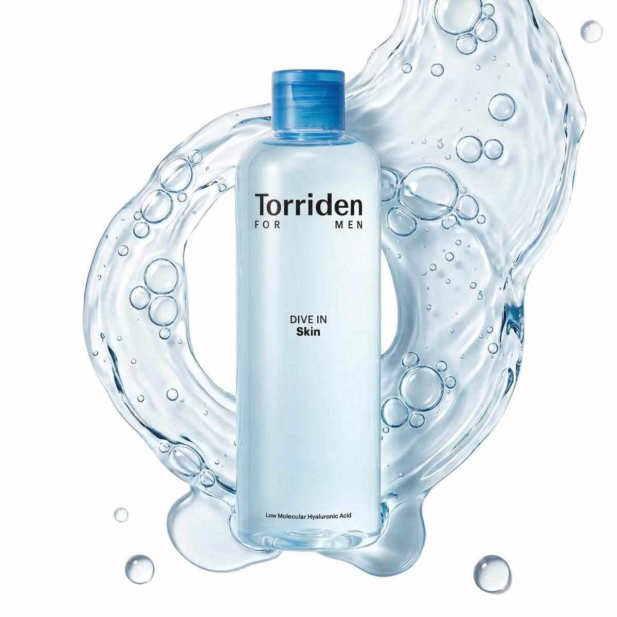 Torriden DIVE IN For Men — Tônico Facial Masculino 300 ml
