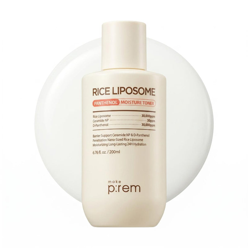 make p:rem Rice Liposome Panthenol — Tônico Hidratante Facial 200 ml