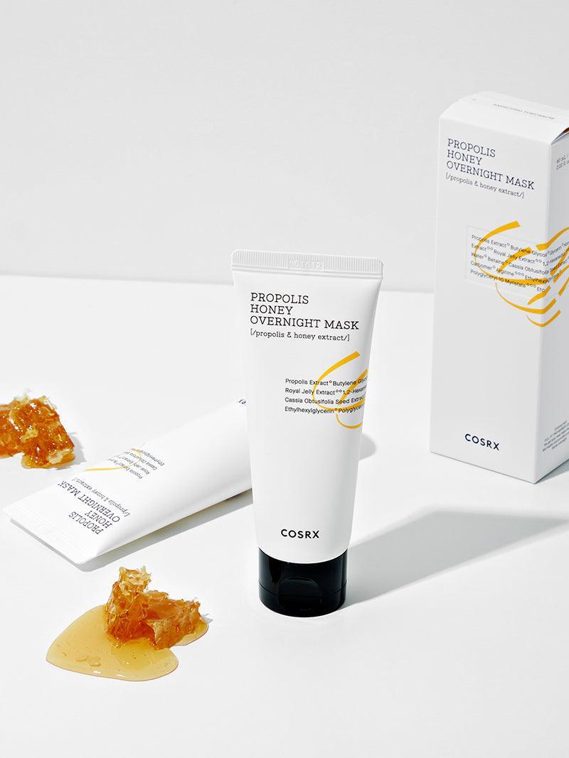 COSRX Full Fit Propolis Honey Overnight Mask — Máscara facial 60 ml — foto oficial da marca