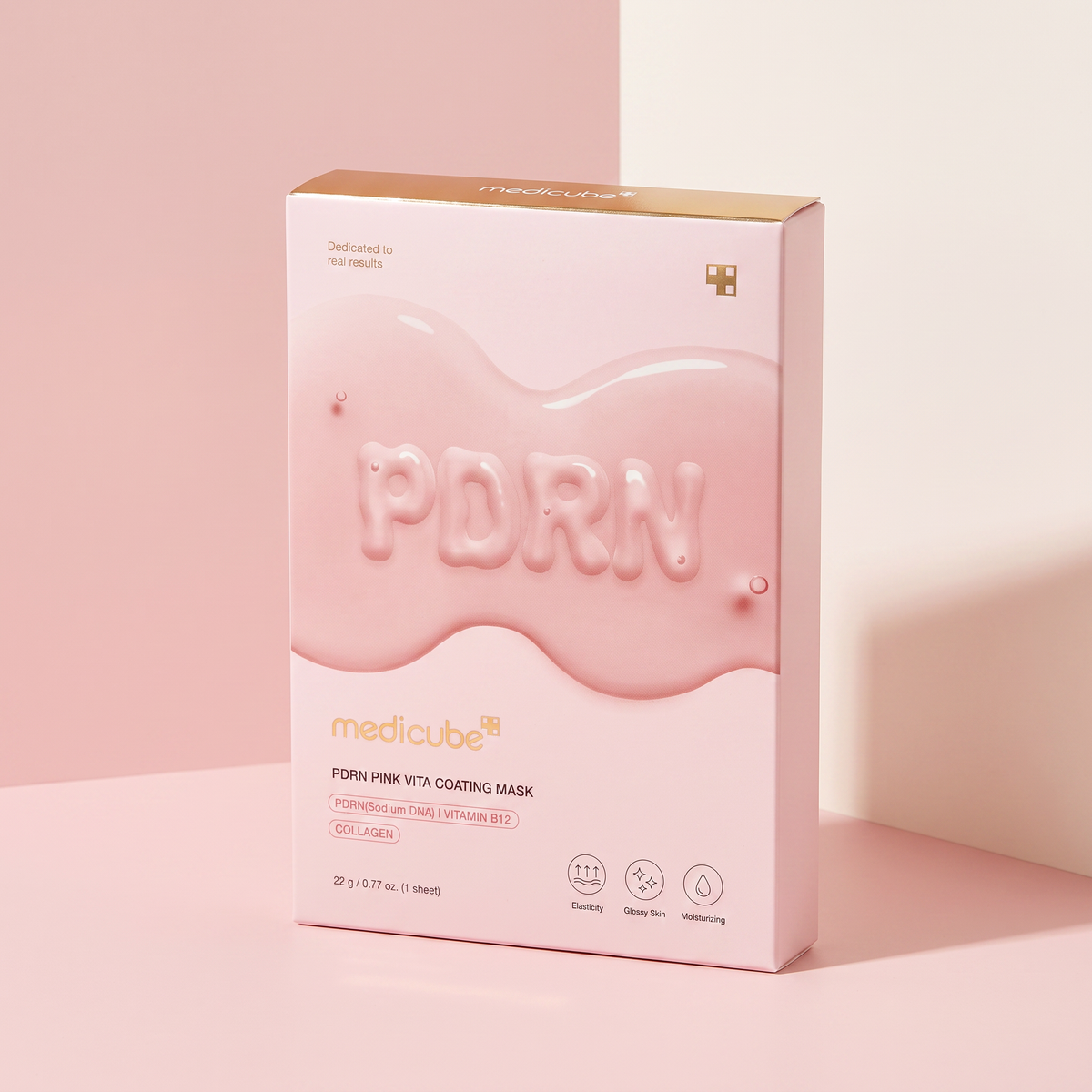 Medicube PDRN Pink Vita Coating — Máscara facial de tecido